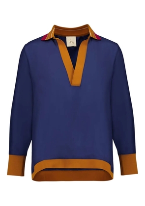 PAULA silk shirt - Blue