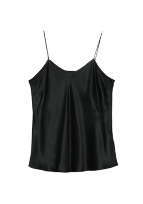 IVORY PARIS V-neck tank top - Black