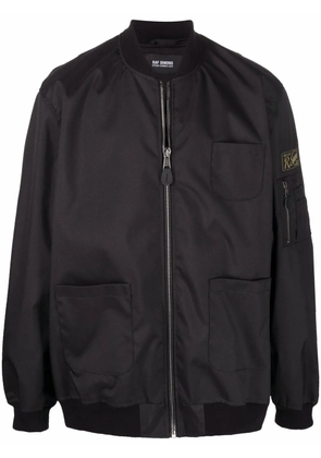 Raf Simons Echodomer-print bomber jacket - Black