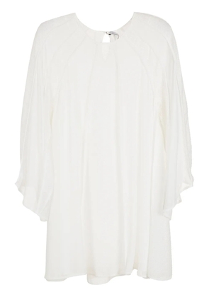 Olympiah layered mini dress - White