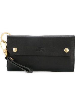 As2ov Oiled shrink long wallet - Black