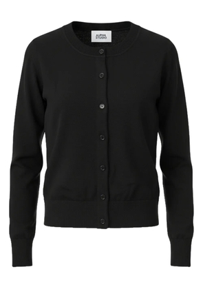 ALPHA STUDIO buttoned cardigan - Black