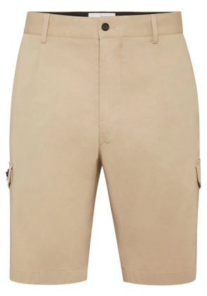 Philipp Plein logo-plaque cargo shorts - Neutrals