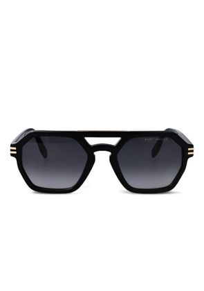 Marc Jacobs Eyewear geometric-stripe sunglasses - Black