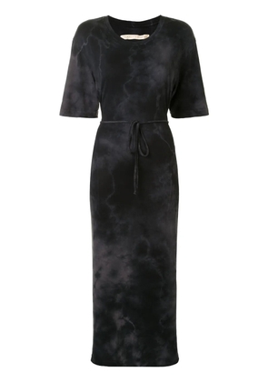 Raquel Allegra tie-dye cotton dress - Black