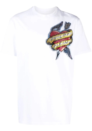 Philipp Plein tattoo-print T-shirt - White