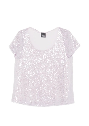 Marina Rinaldi Pmrtritone sequin shirts - Purple