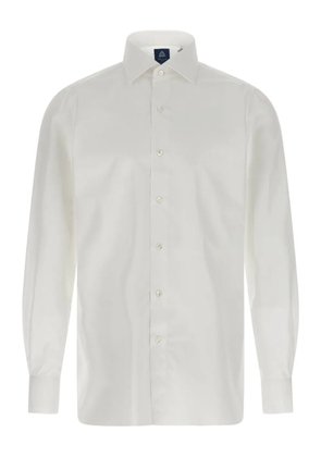 Finamore 1925 Napoli cuffed-sleeves buttoned shirt - White