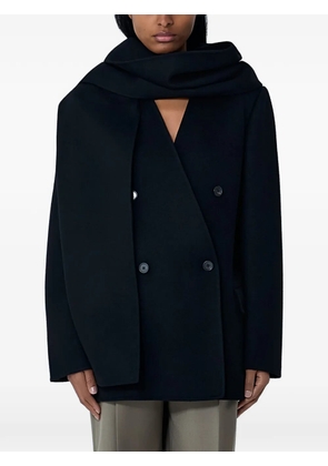 The Row Calitra double-breasted scarf jacket - Black