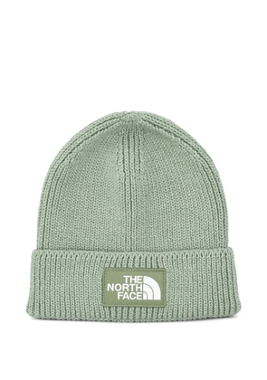 The North Face logo-patch beanie - Green