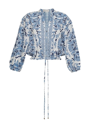 Cara Cara Perrin drawstring top - Blue