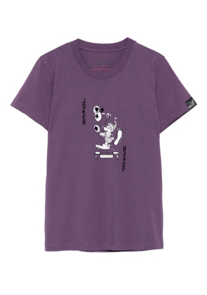 Martine Rose graphic-print cotton t-shirt - Purple