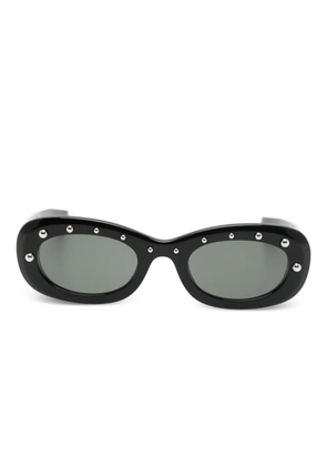 Alexander McQueen Eyewear stud-embellishement sunglasses - Black