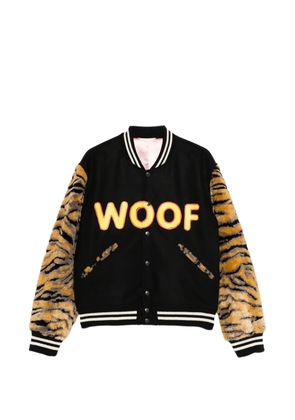 Kenzo tiger-print logo jacket - Black