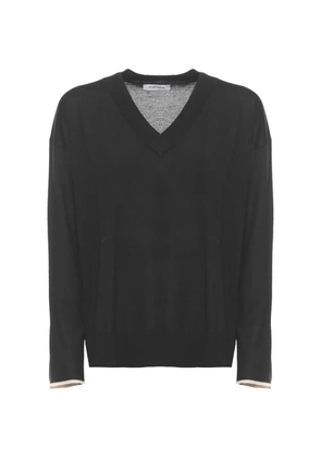 Kangra V-neck sweater - Black