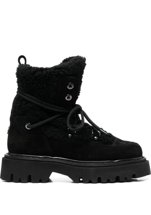 Casadei suede ankle boots - Black