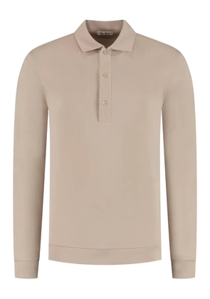 Stefan Brandt Lim long-sleeve polo shirt - Neutrals