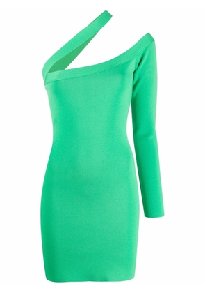 GAUGE81 Alzira asymmetric mini dress - Green