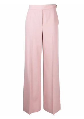 RED Valentino side-buckle flared tailored trousers - Pink