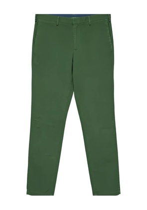 PT Torino flat-front straight-leg trousers - Green