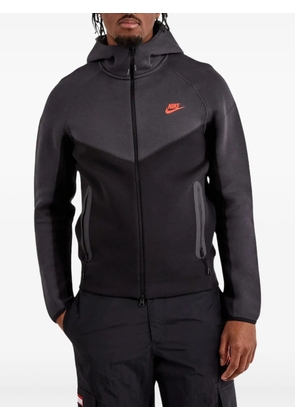 Nike Tech Fleece Windrunner 'Black/Dark Smoke Grey/Light Crimson' jacket