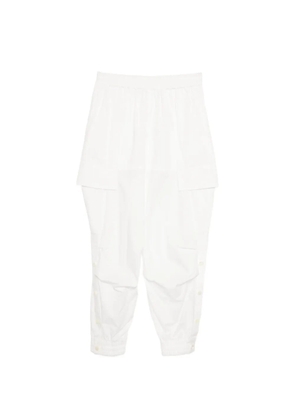 Undercover pleated cargo trousers - White