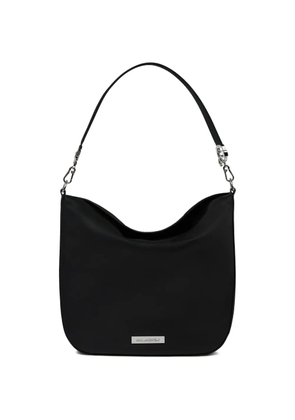 Karl Lagerfeld logo-plaque shoulder bag - Black