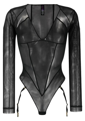 Maison Close L'Amoureuse bodysuit - Black