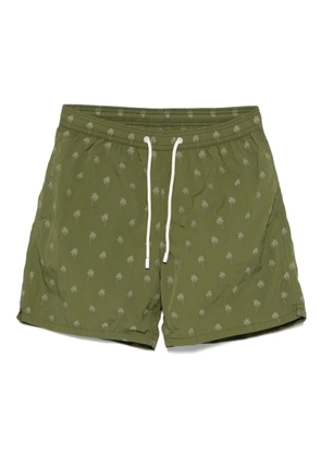 MC2 Saint Barth palm tree-print swim shorts - Green