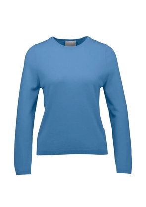 Allude crewneck knitted sweater - Blue
