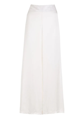 Amir Slama silk palazzo pants - White