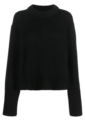 Lisa Yang crew-neck cashmere jumper - Black