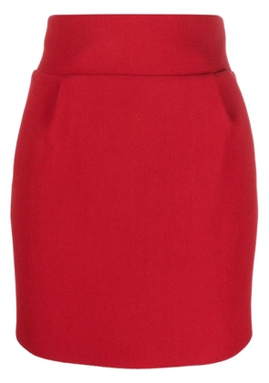 Alexandre Vauthier high-waist fitted skirt - Red