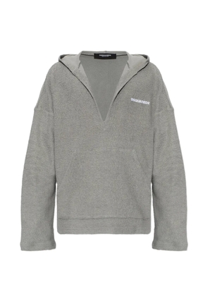 DSQUARED2 V-neck hoodie - Grey