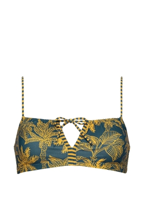 ERES Rêve botanical-print bikini top - Blue