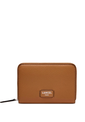 Lancel Ninon zip leather wallet - Brown