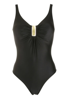 Lygia & Nanny Mirassol logo plaque swimsuit - Black