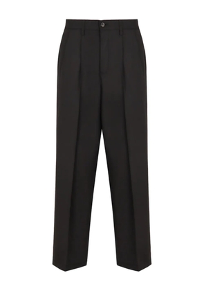 Department 5 pleated-front trousers - Black