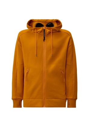 C.P. Company long-sleeve zip-fastening hoodie - Orange