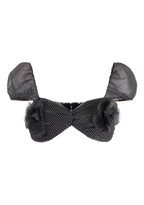 Elisabetta Franchi polka-dot print top - Black