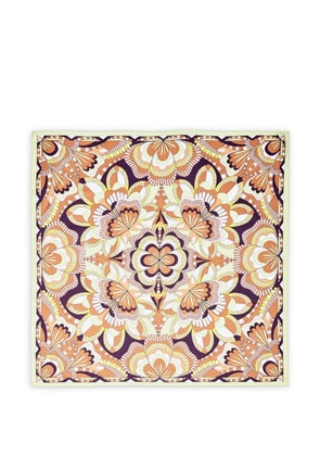 Lancel Floral neckerchief - Brown