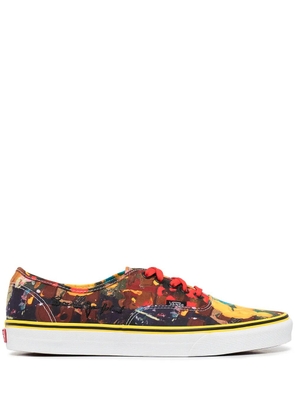 Vans Authentic graphic-print sneakers - Yellow