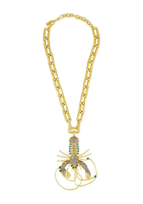 Begüm Khan Piazza lobster-pendant chain necklace - Gold