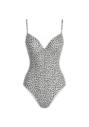 Michael Michael Kors printed swimsuit - White