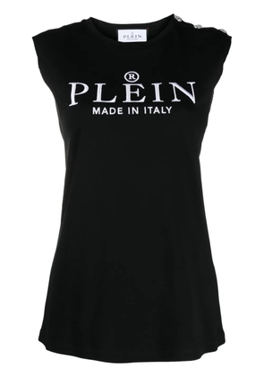 Philipp Plein logo-print tank top - Black