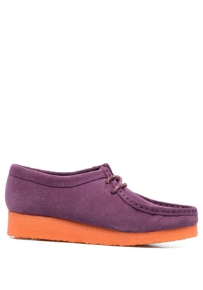 Clarks Originals colour-block lace-up loafers - Purple
