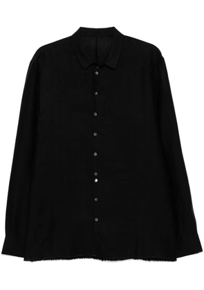 Label Under Construction button-up shirt - Black