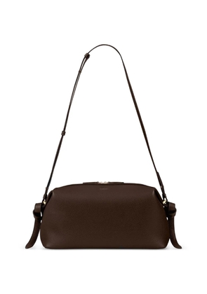 Yuzefi Brioche knot-detail shoulder bag - Brown