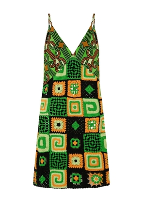 Camilla Good Vibes Generation mini dress - Green