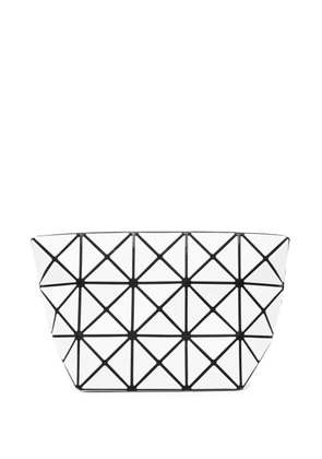 Bao Bao Issey Miyake patent geometric-pattern clutch - White